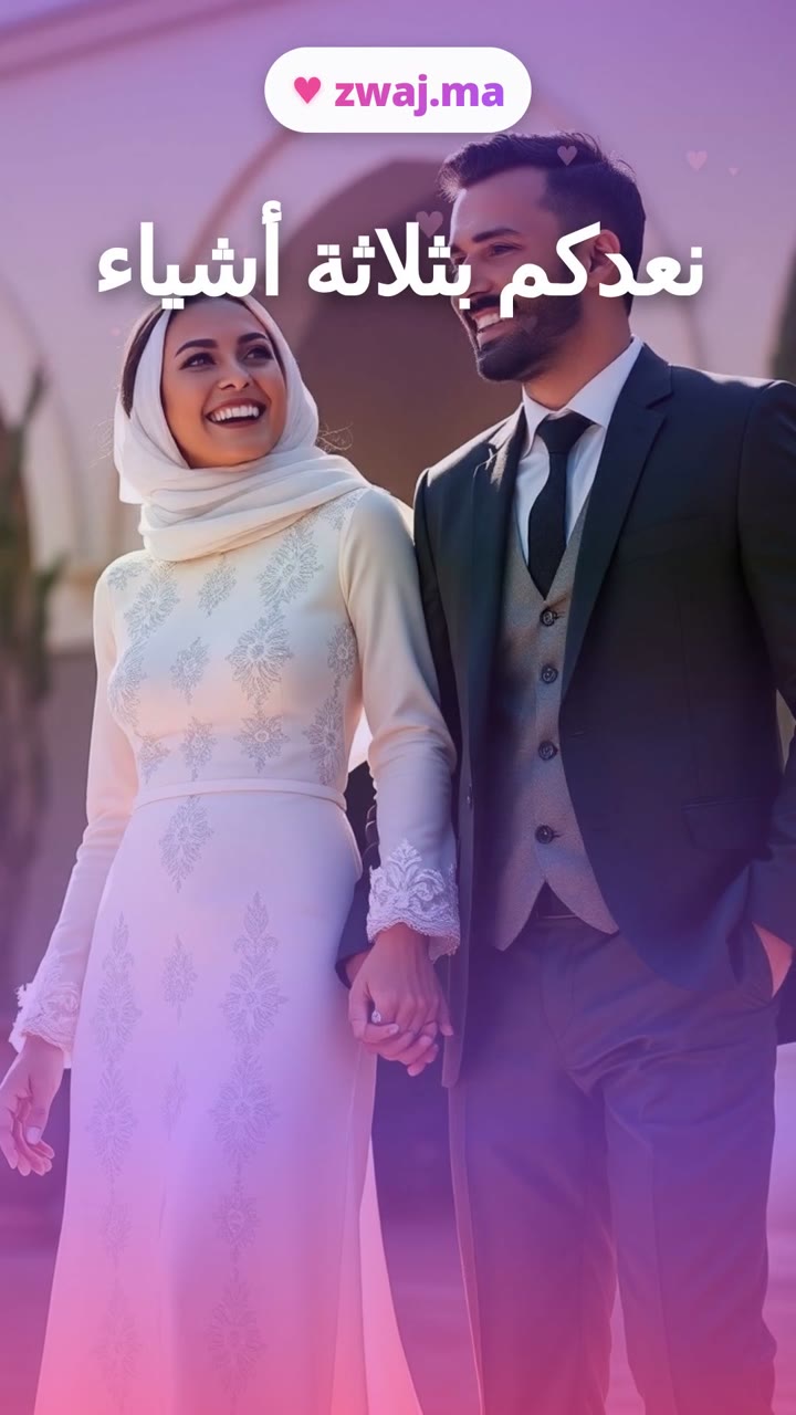 نعدكم بثلاثة أشياء