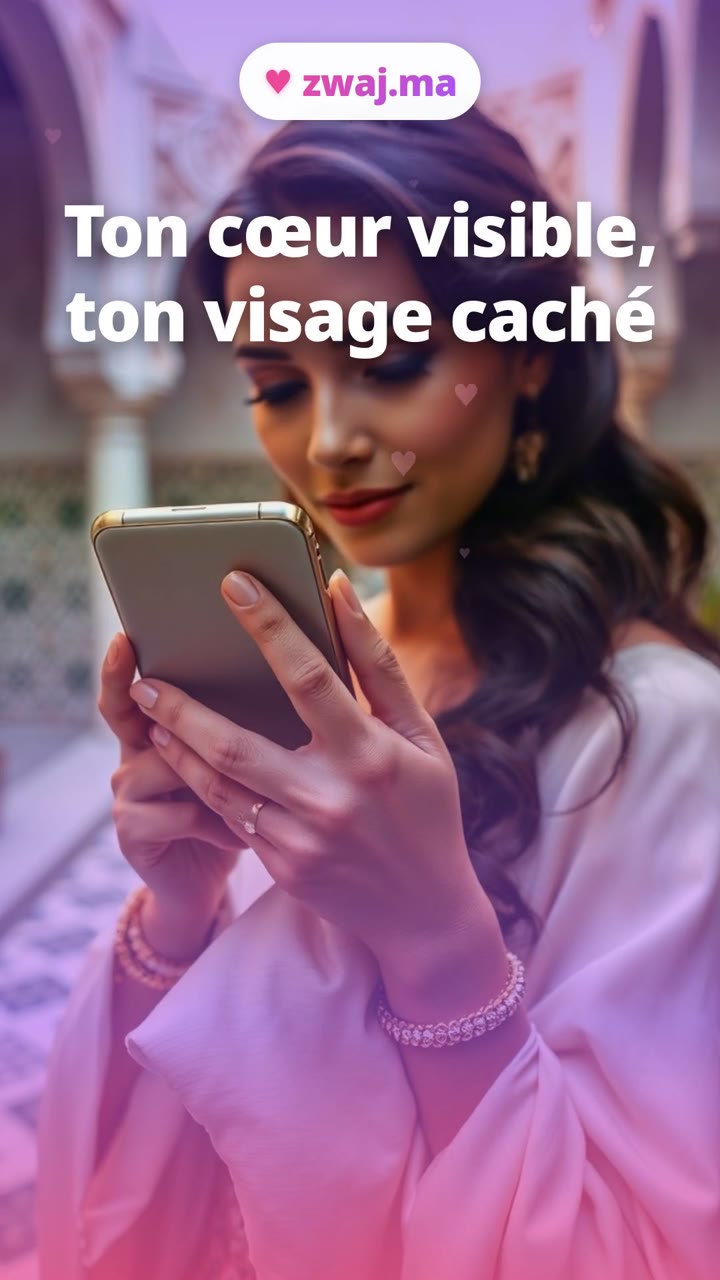 Ton cœur visible, ton visage caché