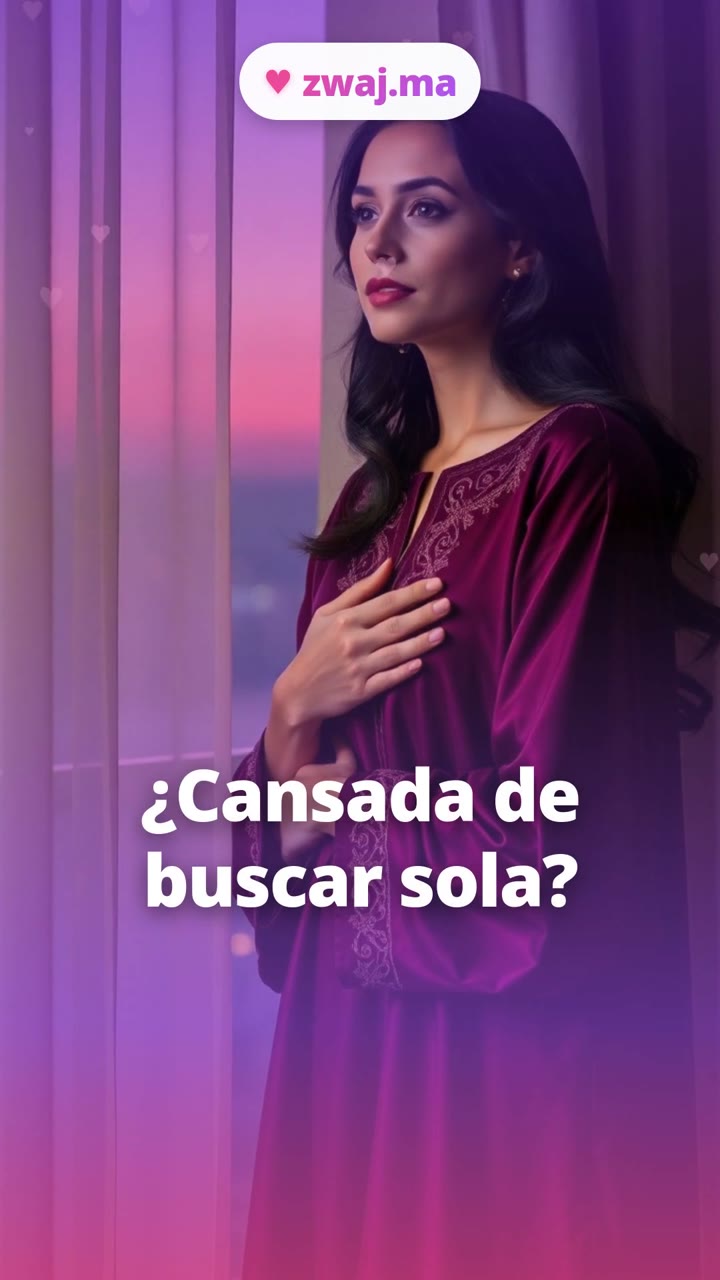 ¿Cansada de buscar sola?