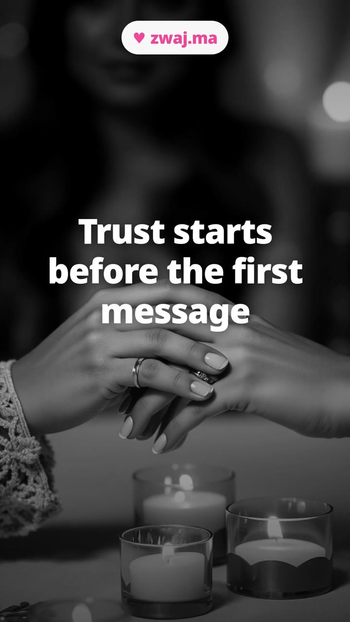 Trust starts before the first message