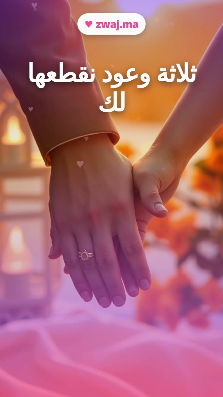 ثلاثة وعود نقطعها لك