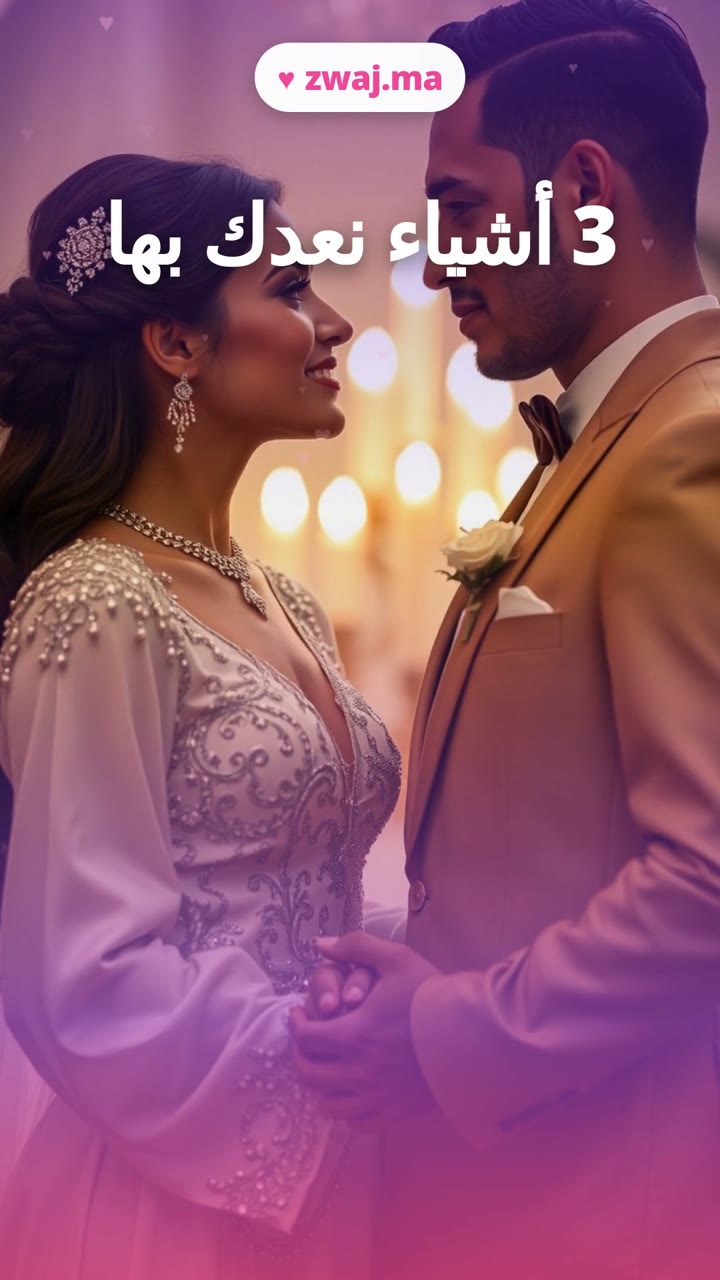 3 أشياء نعدك بها